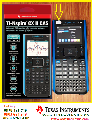 Ti-Nspire CXII-CAS, Máy tính Khoa học Vẽ đồ thị Texas Instrument Ti-Nspire CXII-CAS chính hãng MẪU MỚI (cho kỳ thi ACT, IB, AP, QCE,TCE, WACE, VCE)